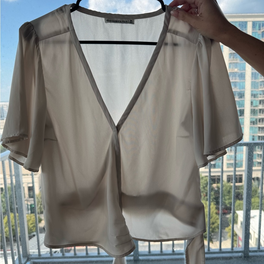 Abercrombie & Fitch Cream Blouse